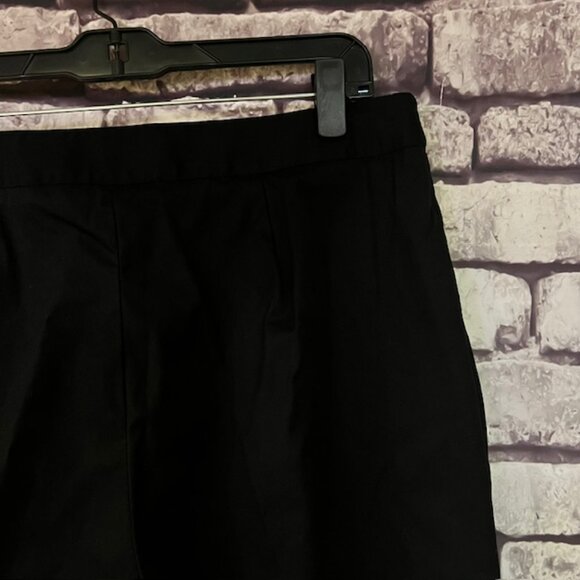 Talbots Black Curvy Fit Crop Pants Size 14 - Picture 8 of 10